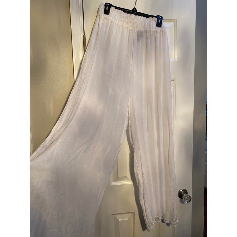 ASOS White Beach Pants